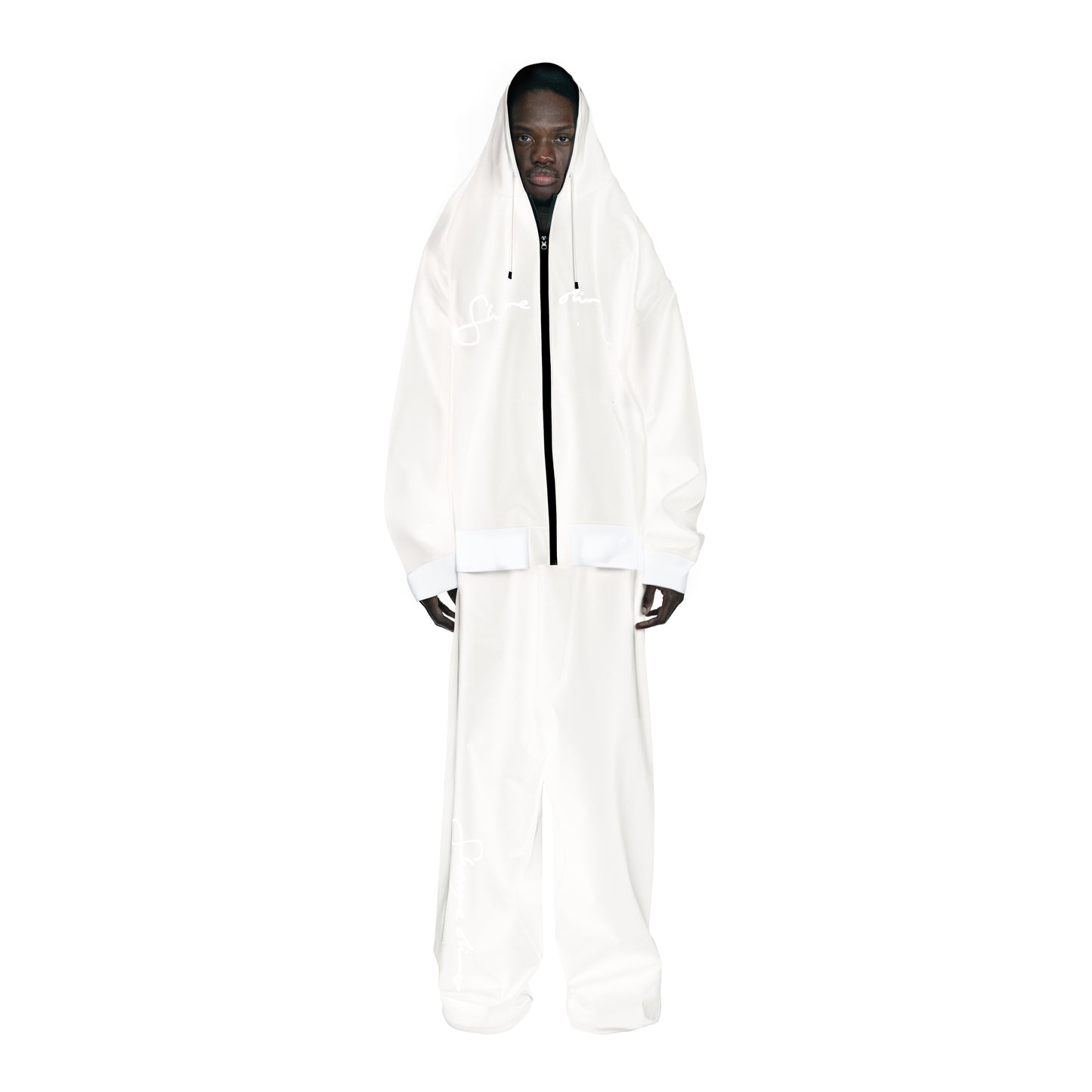 RUBBER SHAYNE OLIVER HERITAGE PANTS — WHITE²