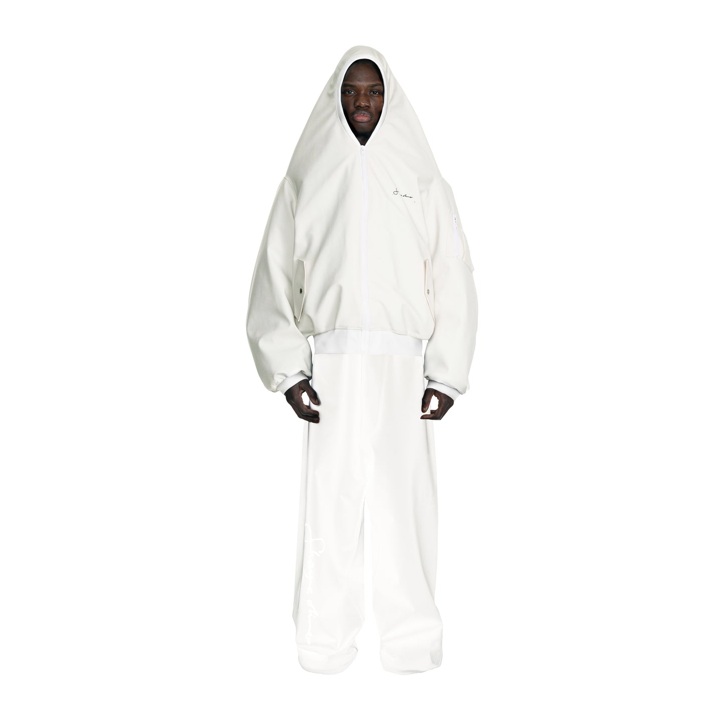 NOTORIOUS HOODED BOMBER — WHITE²